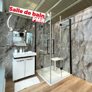 Showroom APR Lons Monte escalier PMR Accessibilité